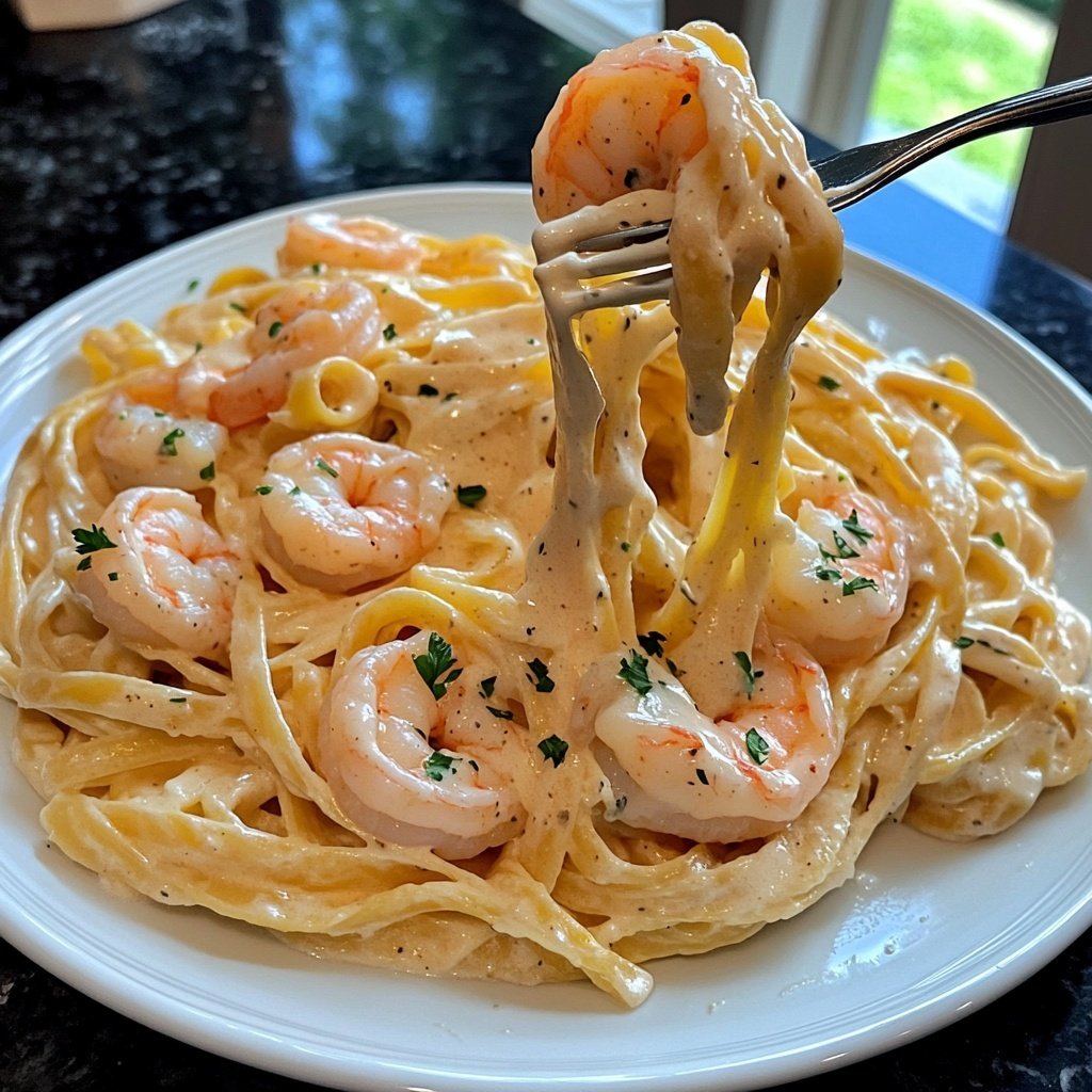 Shrimp Alfredo Pasta Recipe