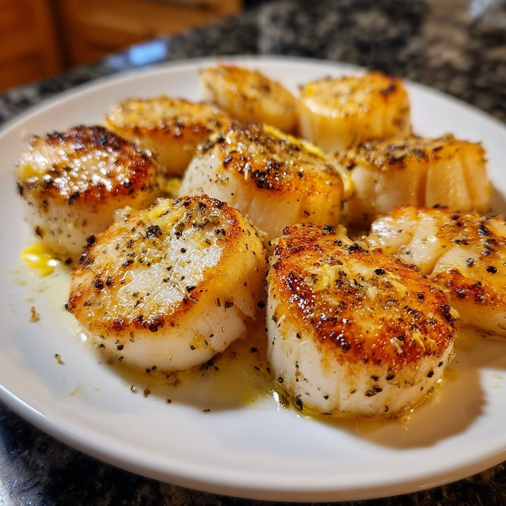 Butter Seared Scallops