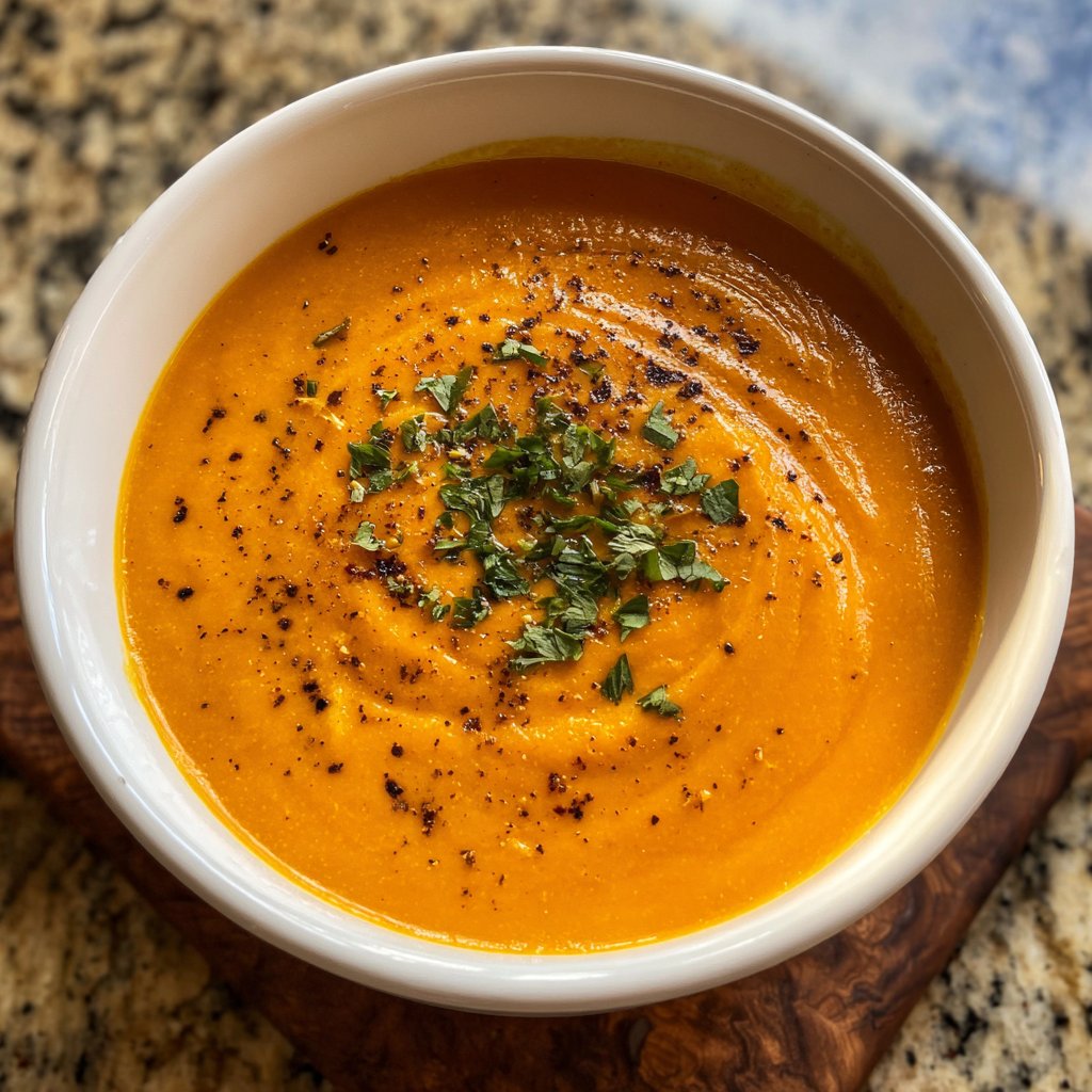 Creamy Carrot Ginger Soup