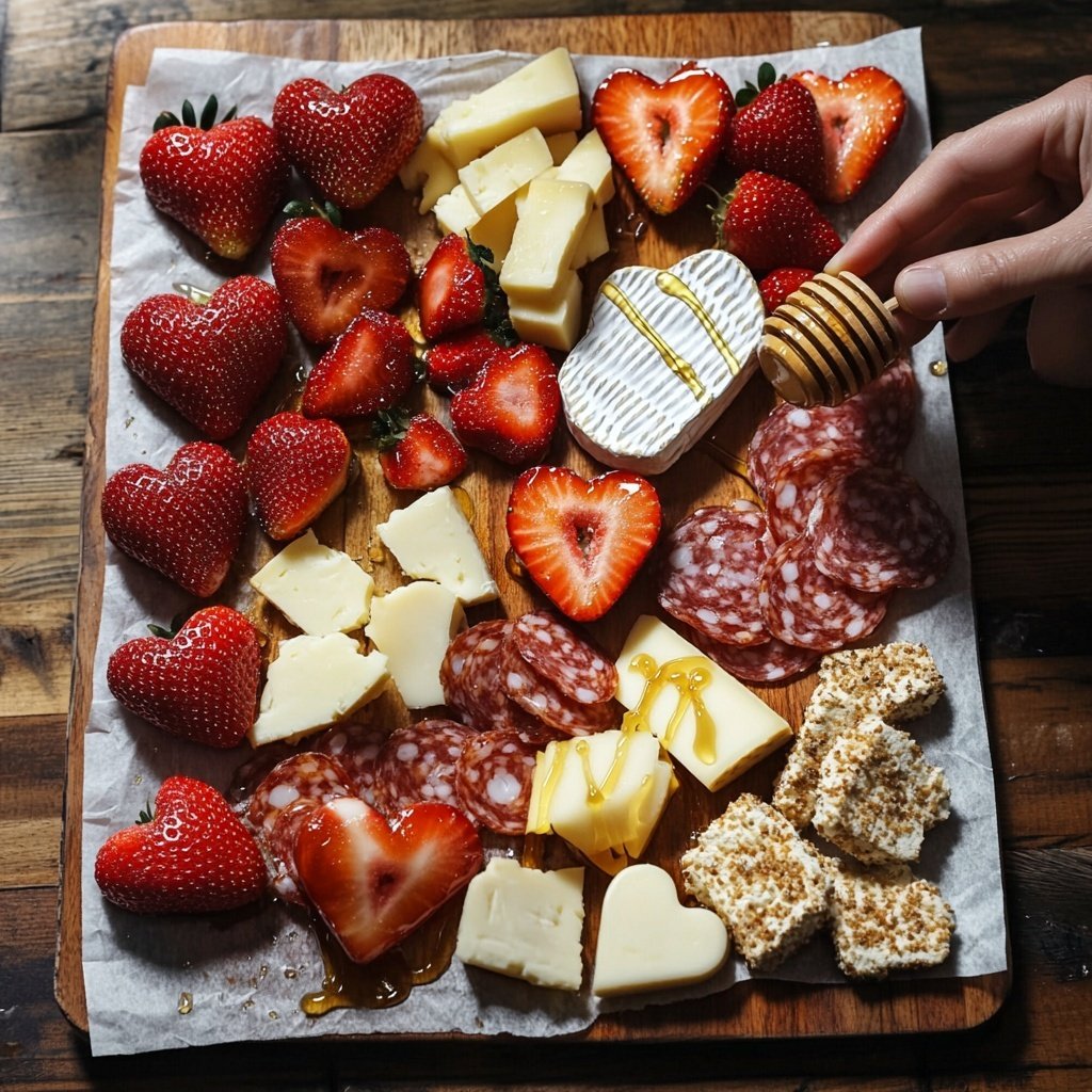 Valentines Charcuterie Board Easy