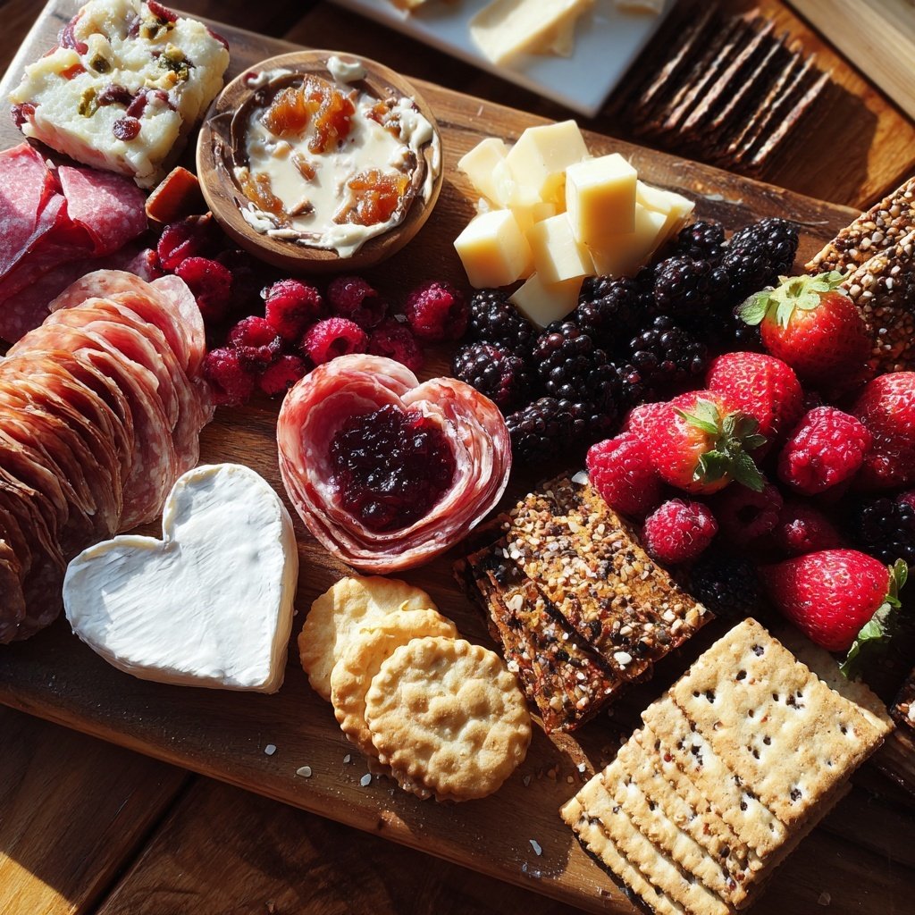 Valentines Charcuterie Board for Two
