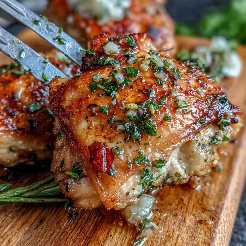 Healthy Lemon Pepper Chicken Thighs