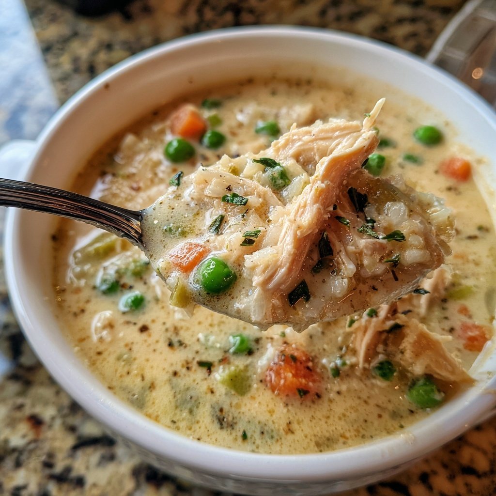 Creamy Chicken Rice Soup