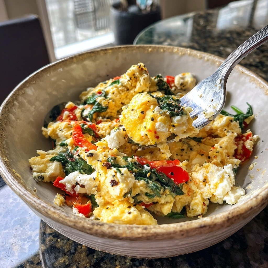 Keto Breakfast Egg Scramble