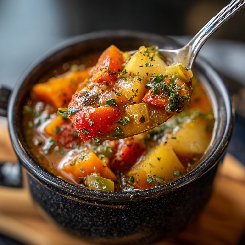 Healthy Crockpot Italian Vegetable Stew