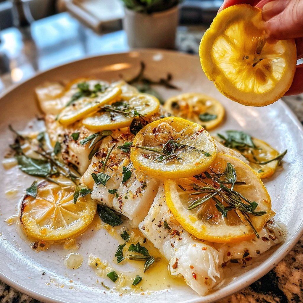 Healthy & Light Lemon Grilled Fish Plate
