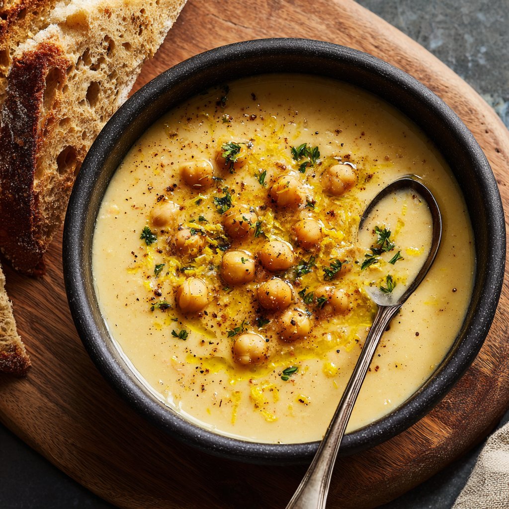 Creamy Lemon Chickpea Soup
