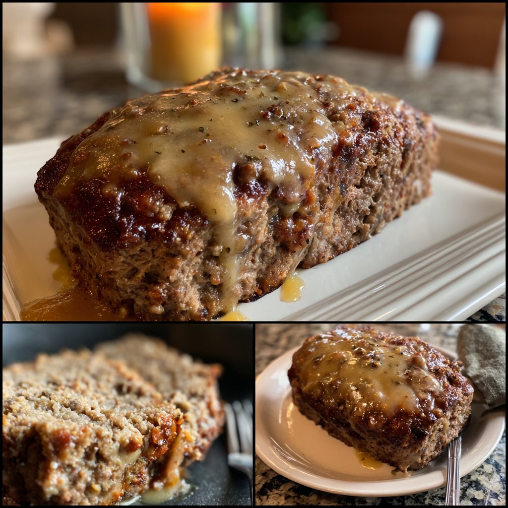 Easy Meatloaf with Gravy