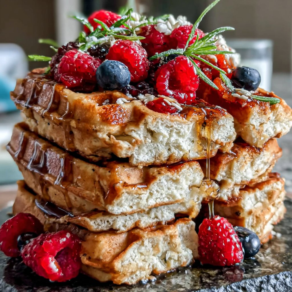 Greek Yogurt Waffles