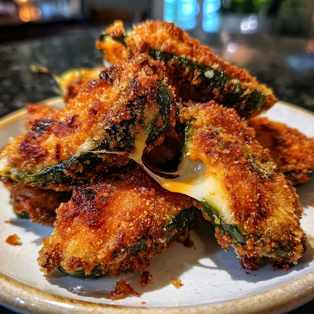 Jalapeno Poppers with Smoked Cheese