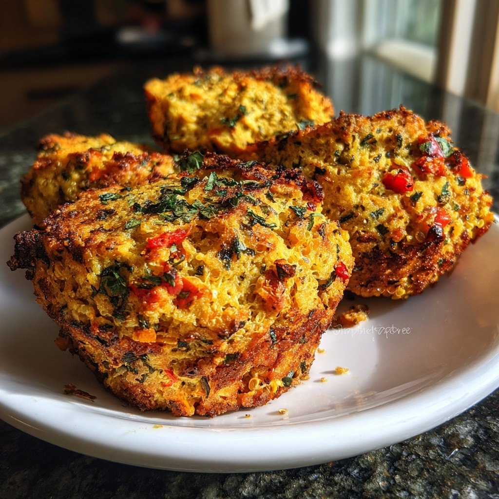 Baked Veggie Quinoa Cakes