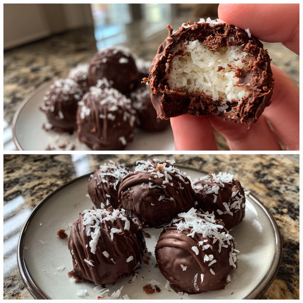 Chocolate Coconut Truffles