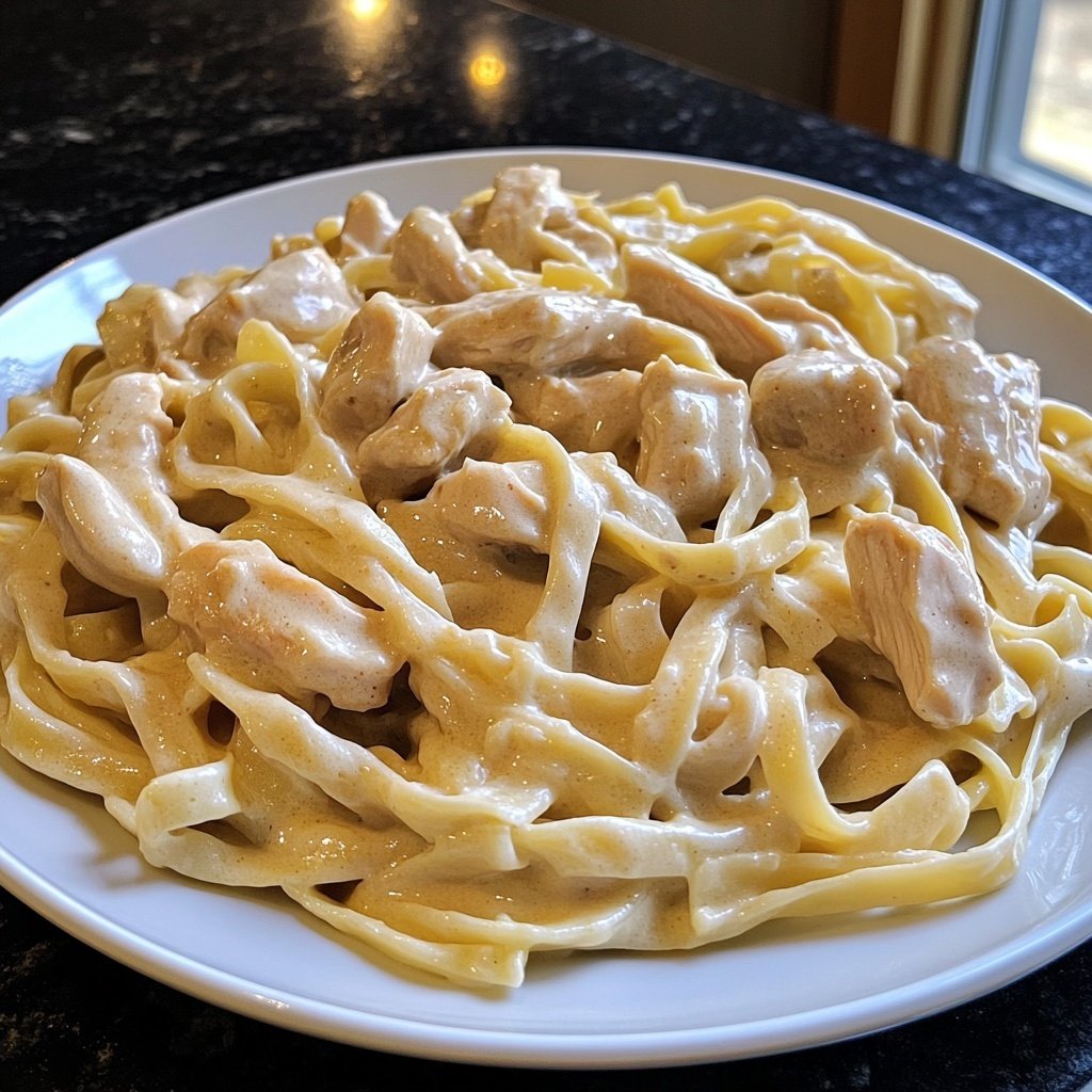 Cozy Crockpot Chicken Alfredo