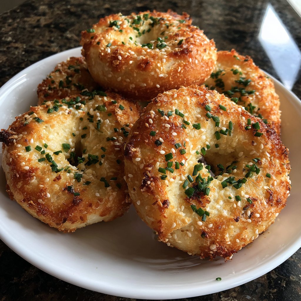 Easy Cottage Cheese Bagels