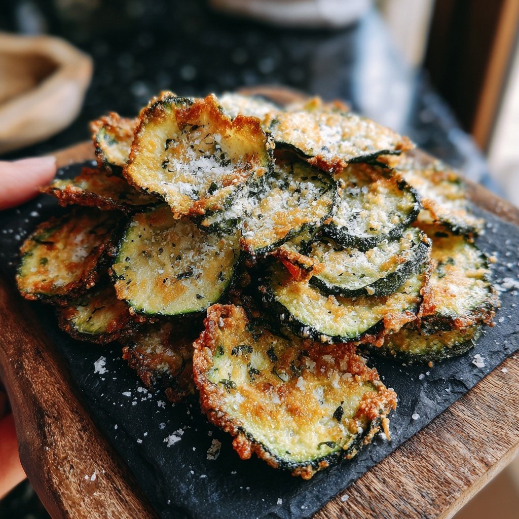 Crispy Zucchini Veggie Chips