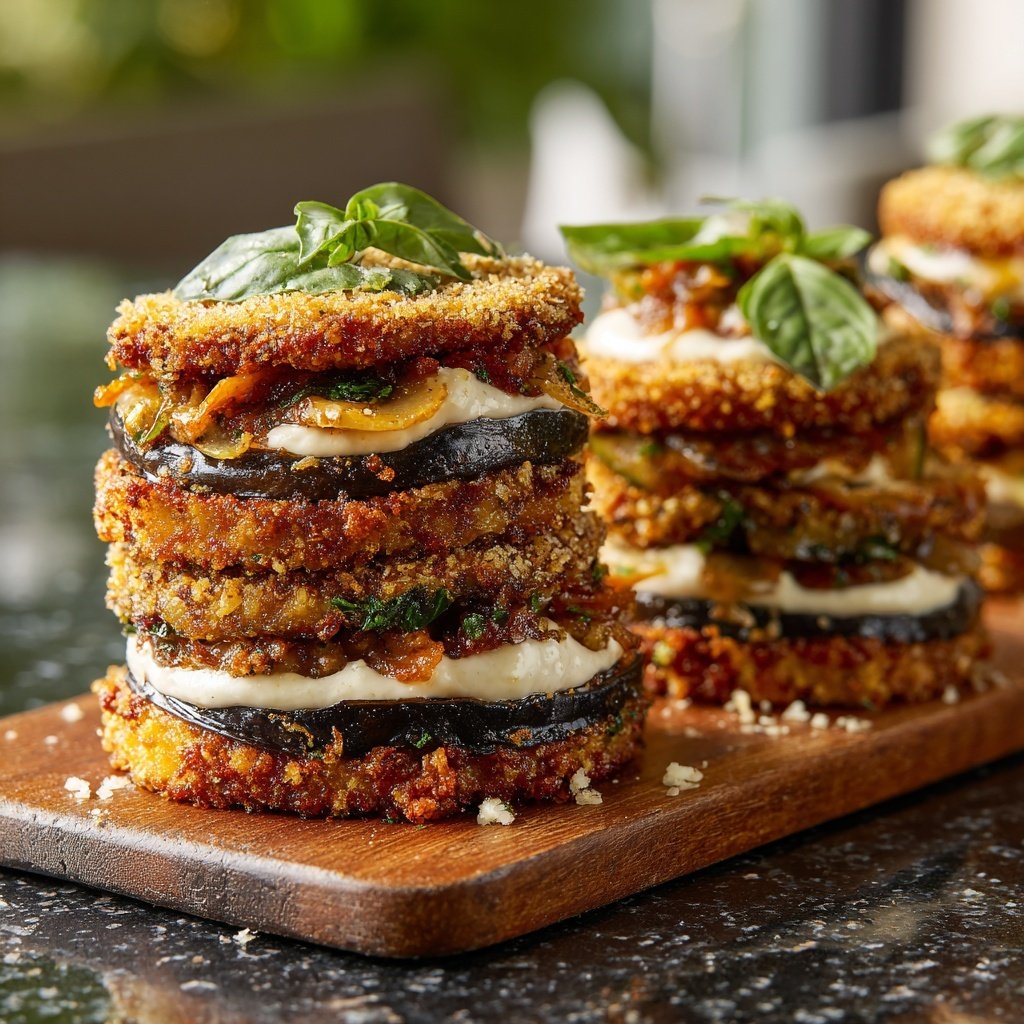 Crispy Eggplant Sliders