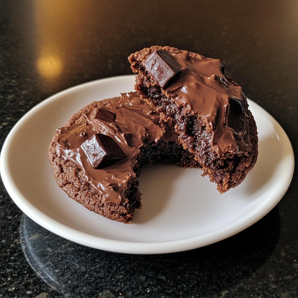 Single Serve Double Chocolate Cookie