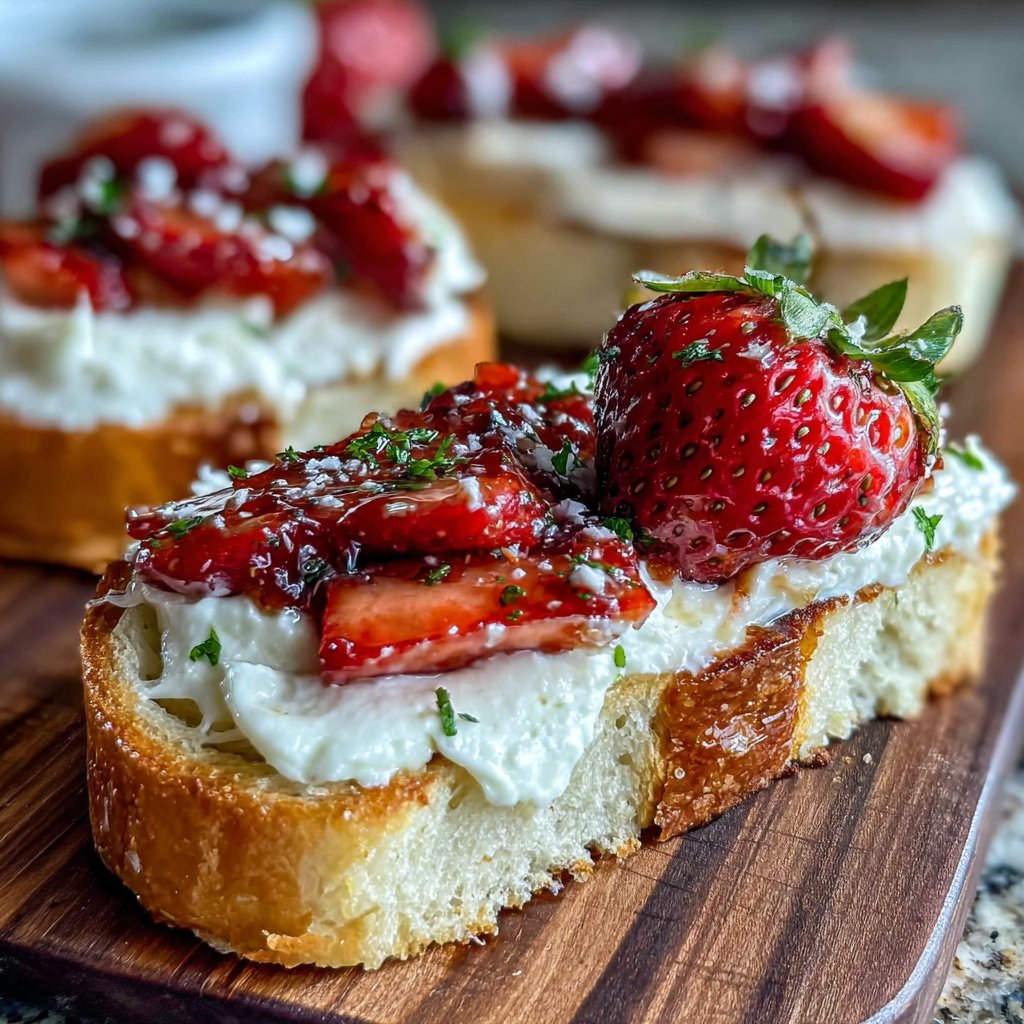 Strawberry Cream Cheese Breakfast Toast