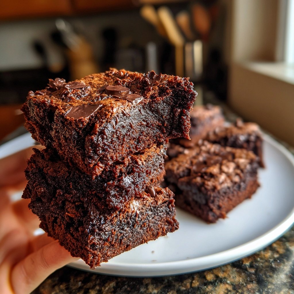 Sourdough Discard Brownies One Bowl